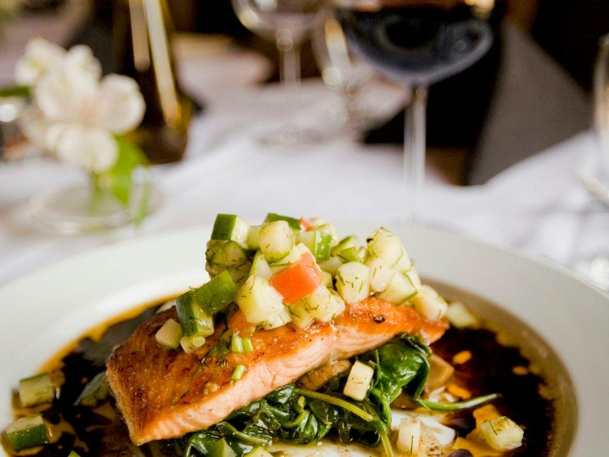 3-Ingredient Honey Mustard Glazed Salmon Fillets