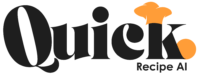 Logo of Quick Recipe AI – a modern, friendly tech brand for easy cooking